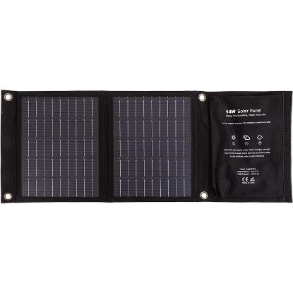  Зображення Портативна сонячна панель PowerPlant 14W з контролером 2xUSB-A (PB930555) 
