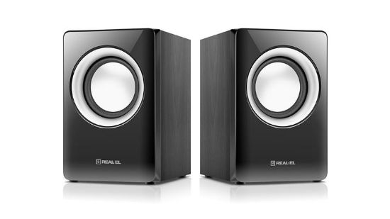  Зображення Акустична система REAL-EL S-215 Black 