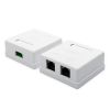  Зображення Розетка RJ45 x2 UTP 5e Atcom (15254) 