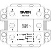  Зображення Вимикач SVEN Home SE-103 прохідний двополюсний одинарний прихованого типу білий 