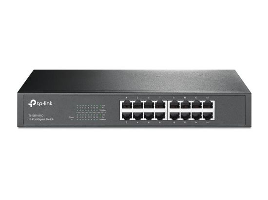  Зображення Комутатор TP-LINK TL-SG1016D 16xGE некерований 13" 1U 