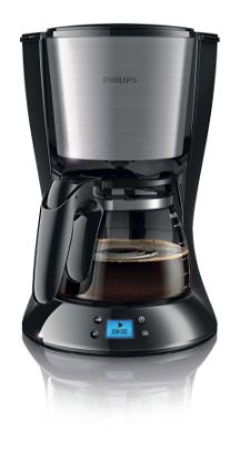  Зображення Кавоварка Philips крапельна Daily Collection, 1.2л, мелена, чорний 