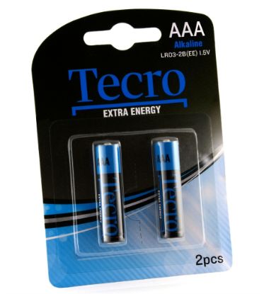  Зображення Батарейка Tecro Extra Energy Alkaline AAA/LR03 BL 2 шт 
