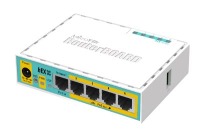  Зображення Маршрутизатор MikroTik hEX PoE lite 