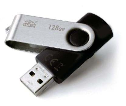  Зображення USB флеш накопичувач Goodram 128GB UTS2 Twister Black USB 2.0 (UTS2-1280K0R11) 