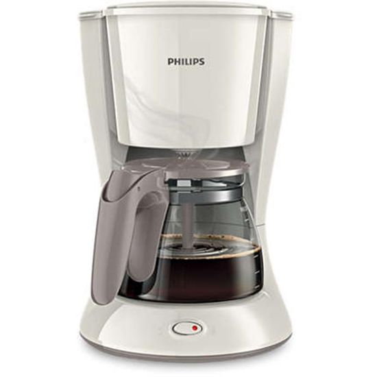  Зображення Кавоварка Philips крапельна Daily Collection, 1.2л, мелена, LED-підсвітка , білий 