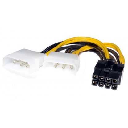  Зображення Кабель питания 8pin Male to 2xMolex Female (8604) 