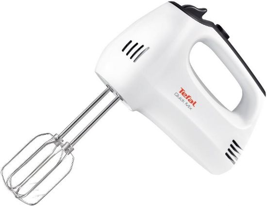  Зображення Міксер Tefal  ручний QUICK MIX, 300Вт, насадки -4, турборежим, біло-сірий 