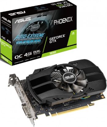  Зображення Відеокарта GF GTX 1650 4GB GDDR5 Phoenix OC Asus (PH-GTX1650-O4G) 
