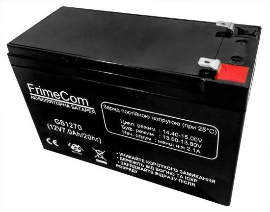  Зображення Аккумуляторная батарея FrimeCom 12В 7 Ач (GS1270) 