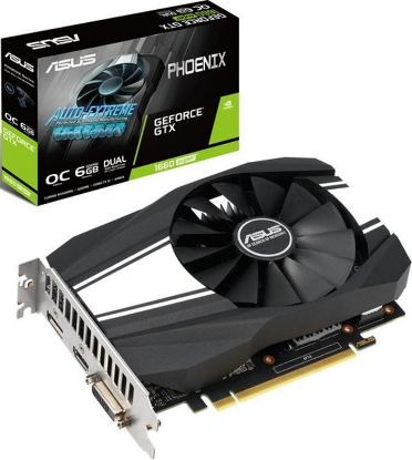  Зображення Відеокарта GF GTX 1660 Super 6GB GDDR6 Phoenix OC Asus (PH-GTX1660S-O6G) 