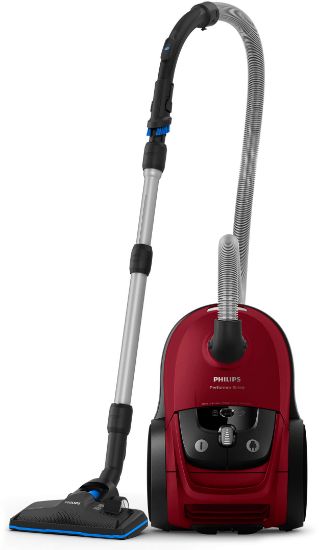  Зображення Пилосос Philips мішковий Performer Silent, 650Вт, 4л, мікрофільтр, червоний 