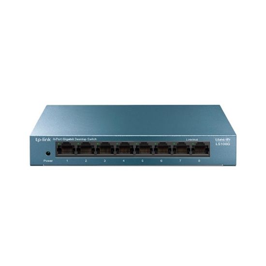  Зображення Комутатор TP-LINK LiteWave LS108G 8xGE некерований метал. корпус 