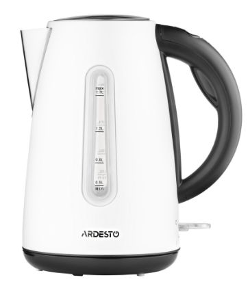  Зображення Електрочайник  Ardesto  EKL-F300W, 1.7л, метал, STRIX, білий 