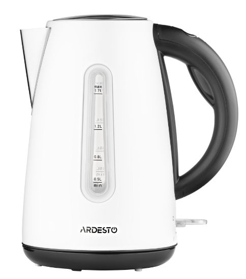  Зображення Електрочайник  Ardesto  EKL-F300W, 1.7л, метал, STRIX, білий 