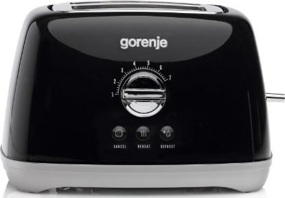  Зображення Тостер  Gorenje, 900Вт, пластик-метал, чорний 