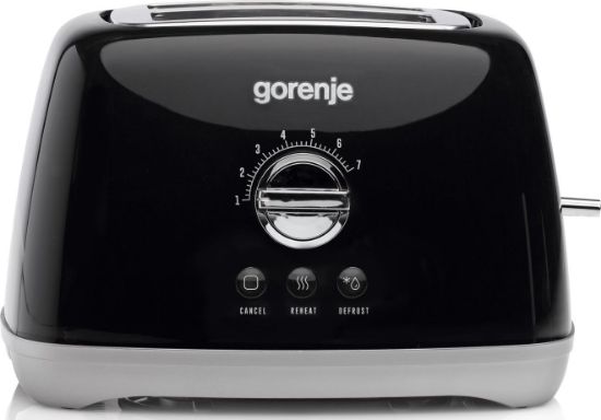  Зображення Тостер  Gorenje, 900Вт, пластик-метал, чорний 