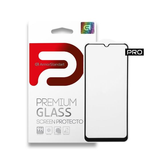 Зображення Захисне скло Armorstandart Pro для Xiaomi Redmi 9A Black, 0.33mm (ARM56246) 