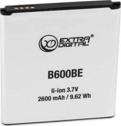  Зображення АКБ Extradigital для Samsung Galaxy i9500 (S IV) 3.7V 2600mAh (BMS6315) 