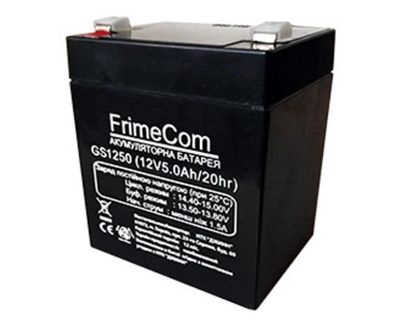 Зображення Акумуляторна батарея FrimeCom 12V 5AH (GS1250) 