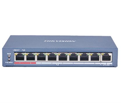  Зображення Комутатор мережевий Hikvision DS-3E0109P-E(C) 
