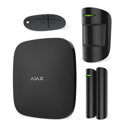  Зображення Комплект охоронної сигналізації Ajax StarterKit Black (20287.56.bl1/25456.56.BL1) 