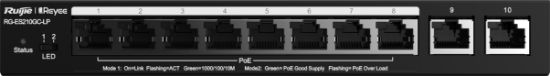  Зображення Комутатор Ruijie Reyee RG-ES210GC-LP 