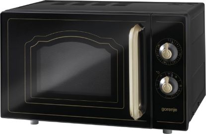  Зображення Мікрохвильова піч Gorenje, 20л, мех. керув., 700Вт, гриль, чорний 