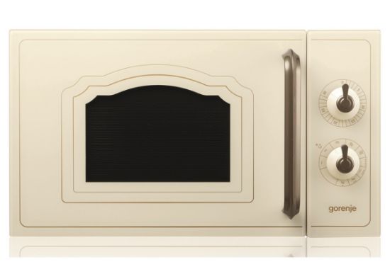  Зображення Мікрохвильова піч Gorenje, 20л, мех. керув., 700Вт, гриль, бежевий 