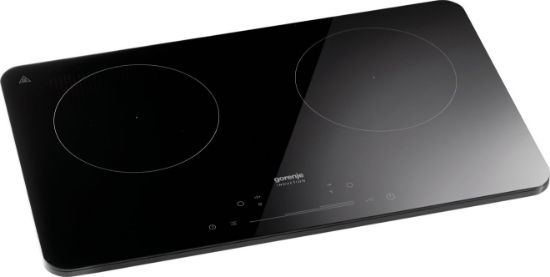  Зображення Плитка настільна Gorenje індукційна , комф. - 2, 2+2Вт,  управл - сенсор, чорний 