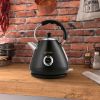  Зображення Електрочайник Gorenje, 1.7л, пластик, чорний 