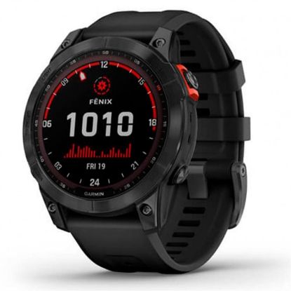  Зображення Смарт-годинник Garmin Fenix 7 Solar Slate Gray with Black Band (010-02540-11) 