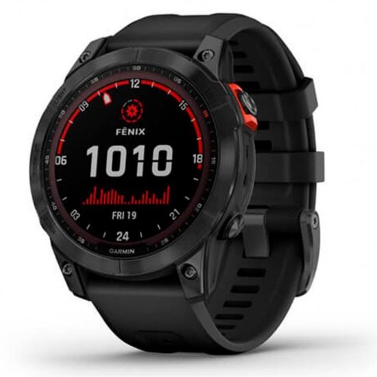  Зображення Смарт-годинник Garmin Fenix 7 Solar Slate Gray with Black Band (010-02540-11) 