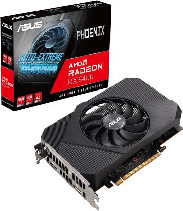  Зображення Відеокарта AMD Radeon RX 6400  4GB GDDR6   Asus Phoenix ) 