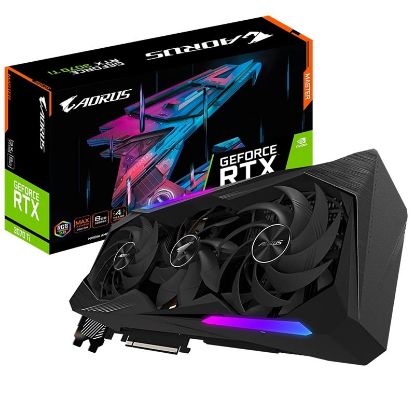  Зображення Відеокарта GF RTX 3070 Ti 8GB GDDR6X Aorus Master Gigabyte (GV-N307TAORUS M-8GD) 