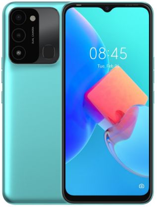  Зображення Смартфон Tecno Spark 8С (KG5k) 4/128GB Dual Sim Turquoise Cyan (4895180777929) 