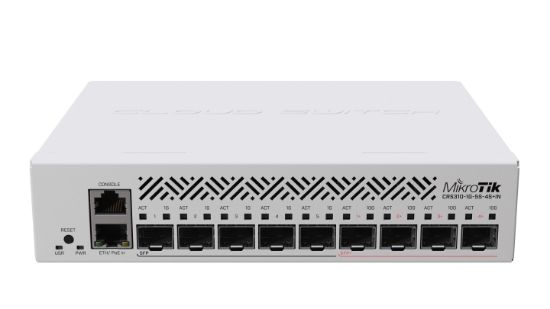  Зображення Комутатор MikroTik netFiber9 Cloud Router Switch CRS310-1G-5S-4S+IN 