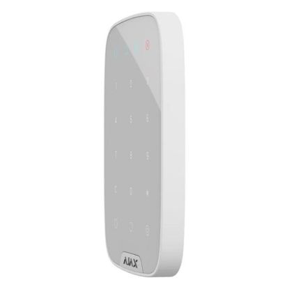  Зображення Бездротова сенсорна клавіатура Ajax KeyPad White (8706.12.WH1) 