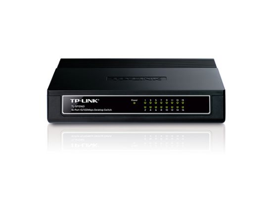  Зображення Комутатор TP-LINK TL-SF1016D 16xFE некерований 