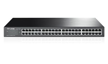  Зображення Комутатор TP-LINK TL-SF1048 48xFE некерований 19" 1U 