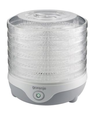  Зображення Сушарка для продуктів  Gorenje, 240Вт, поддонов -1.5x28см, диаметр-28см, макс-70°С, сітка для ягід в компл., пластик , білий 