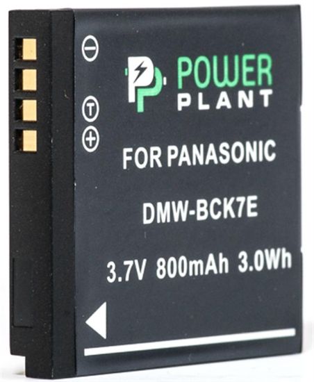  Зображення Акумулятор до фото/відео PowerPlant Panasonic DMW-BCK7E (DV00DV1301) 