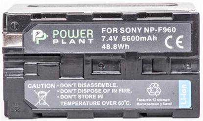  Зображення Акумулятор до фото/відео PowerPlant Sony LED NP-F960 6600mAh (DV00DV1367) 