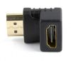  Зображення Переходник HDMI M to HDMI F Cablexpert угол 90 градусов (A-HDMI90-FML) 