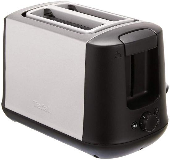  Зображення Тостер  Tefal Confidence, 850Вт, пластик+ метал, чорний+нерж 
