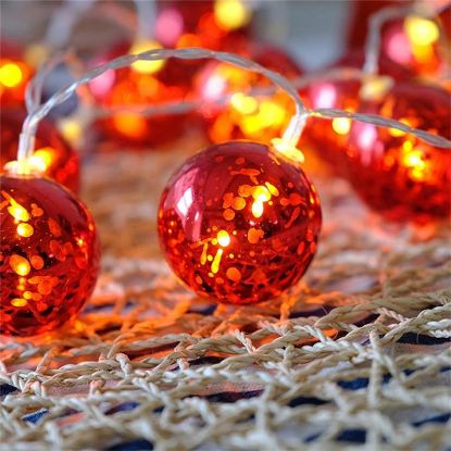  Зображення Світлодіодна гірлянда ColorWay Christmas lights ball (6см) (CW-MC-LB20U) 20LED, 3м, USB 