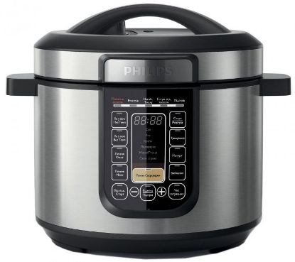  Зображення Мультиварка-скороварка PHILIPS Daily Collection, 900Вт, чаша-5л, кнопкове керування, пластик, сірий 