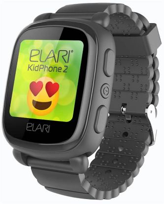  Зображення Дитячий смарт-годинник Elari KidPhone 2 Black (KP-2B) 