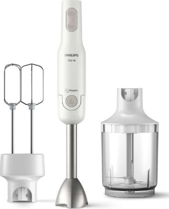  Зображення Блендер PHILIPS заглибний Daily Collection, 700Вт, 3в1, чаша-500мл, міксер, білий 