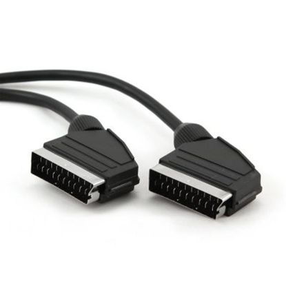  Зображення Кабель аудіо-відео Cablexpert CCV-518 двунаправленний кабель SCART , 21 контакт, 1.8 м) 
